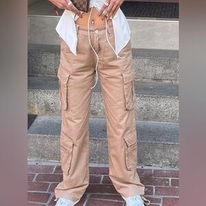 Vintage Tan Cargo Pants